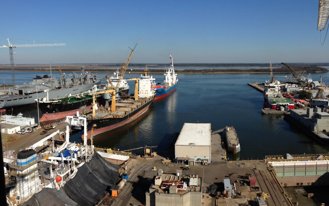 International Ships Repaired at Detyens Shipyards