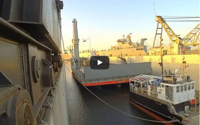 Tropic Knight & USCG Bayberry drydocking at Detyens Shipyards