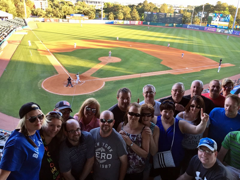 Atlantic Highlands Crew Enjoying Charleston Riverdogs Baseball Game